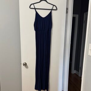 Lulu's Deep Blue Maxi Dress